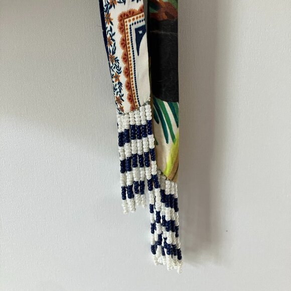 FARM RIO Mixed Scarves Side Slit Kimono – MULTI – Size Small - Picture 4 of 8